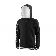 Wilson Kapuzenjacke Hoodie Team II Full-Zip schwarz Kinder